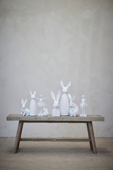 Sekoua bunny figurine 44.5 cm white