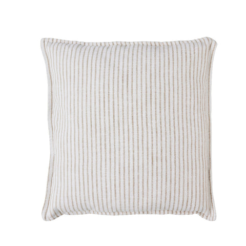 Olivia cushion 60x60 cm. sand striped