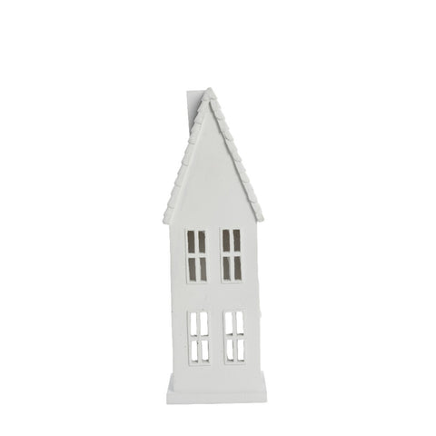 Seholia decoration house H28 cm. white