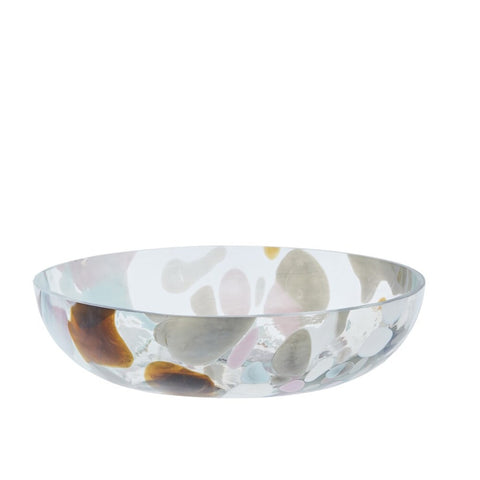 Avine decoration bowl H8 cm. linen