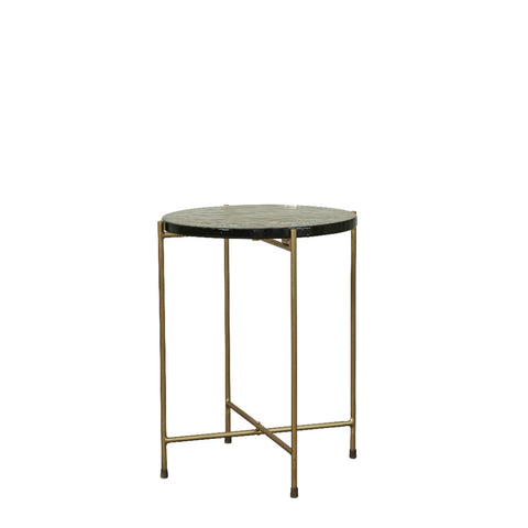 Marla side table 37x37 cm. smoke