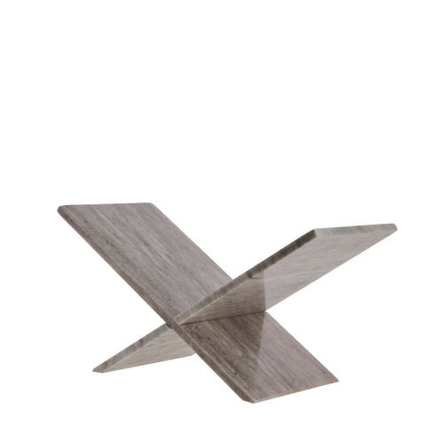 Elivinne magazine holder dark linen marble