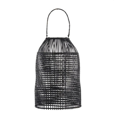 Hazel lantern H45 cm. black