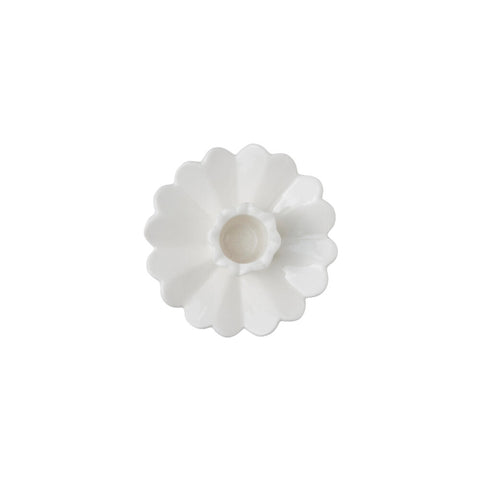 Dehmira candleholder ceramics  white