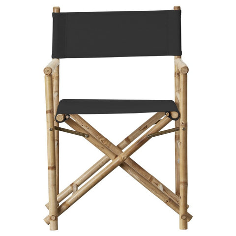 Mandisa director chair 88x44 cm. bamboo / black