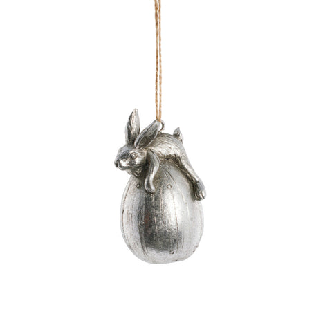 Semina Easter ornament H7.2 cm. silver