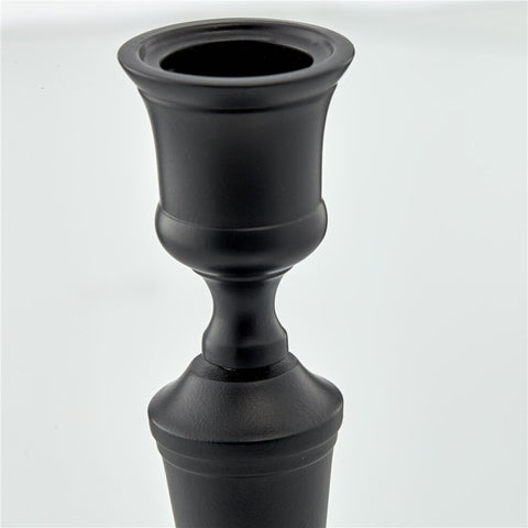 Eliane candlestick H21 cm. black