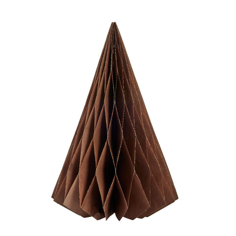Pappia paper tree H38 cm. brown