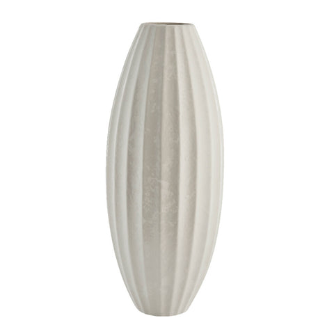 Esme vase H51 cm. off white