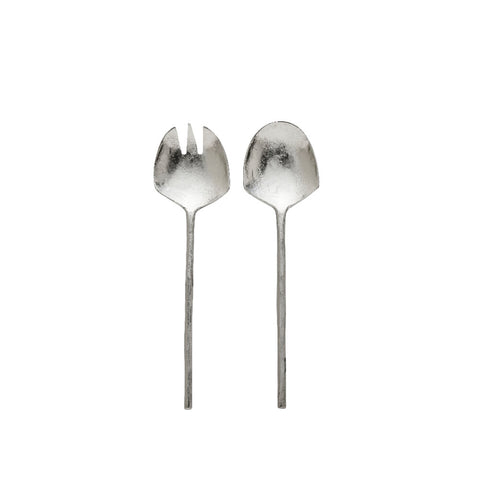 Demilla 2 pcs. salad servers 20 cm silver