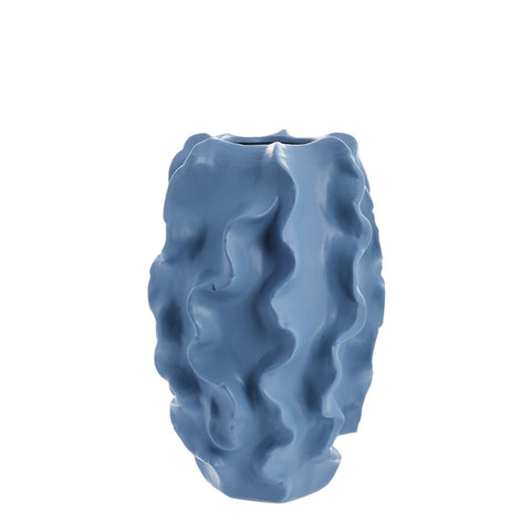 Sannia vase 25.5X25.5X37.5 cm, F. Blue