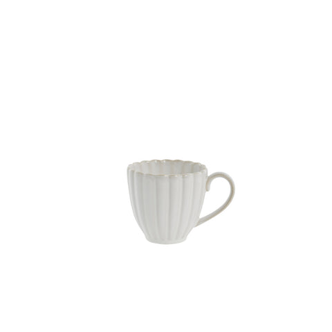 Camille mug 12.5x9.5 cm. off white