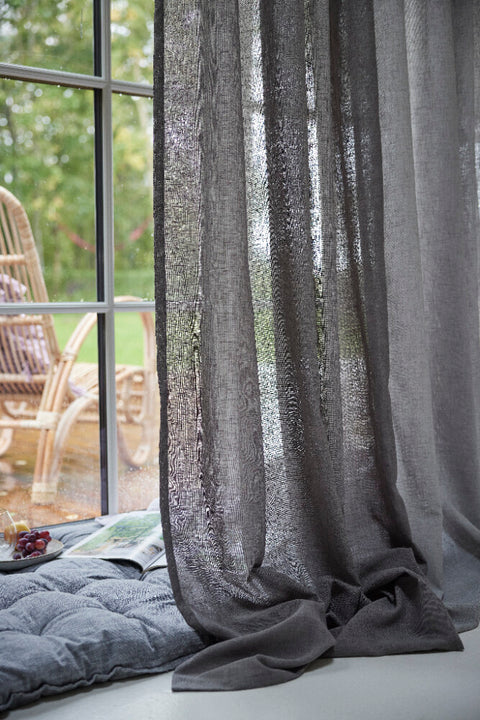 Petrine curtain 300x140 cm. dark grey