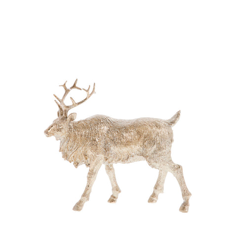 Sessia deer H20 cm. light gold