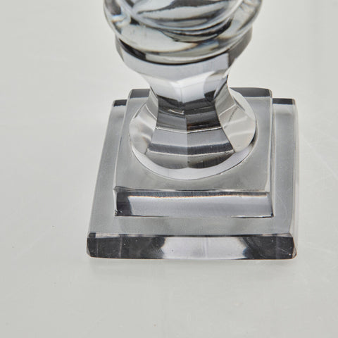 Ciselle vase H25.5 cm. dark grey