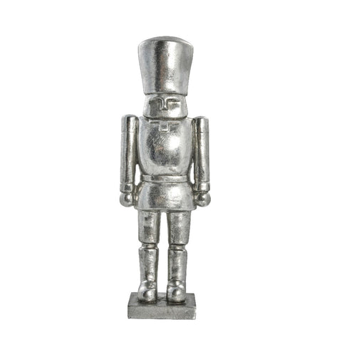 Serafina nutcracker H32 cm. antique silver