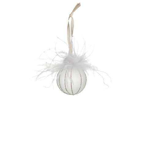 Norilia bauble H7 cm. white