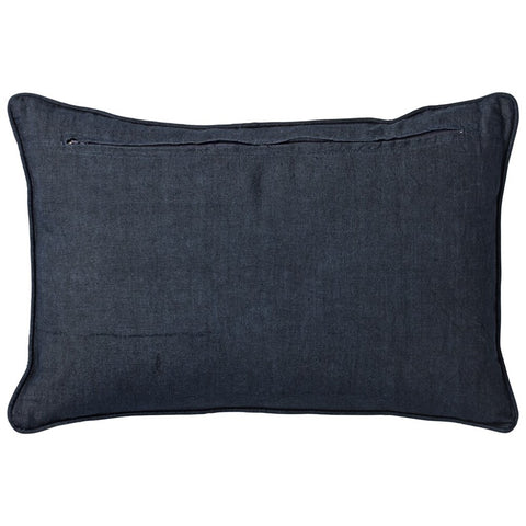 Hallie cushion indigo blue 60x40 cm.