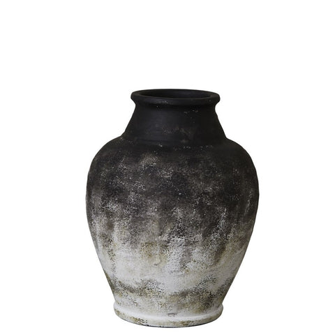 Anna vase H40.5 cm. antique black