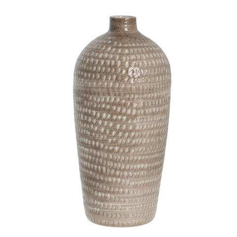 Cassandra vase H35 cm. bark