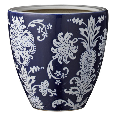 Camelia flower pot indigo blue 18 cm