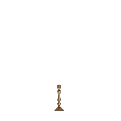 Ingrid  candlestick H12 cm. light gold