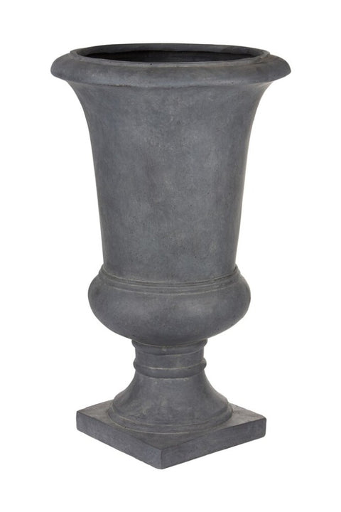 Karol flower pot dark cement  Ø40x66 cm