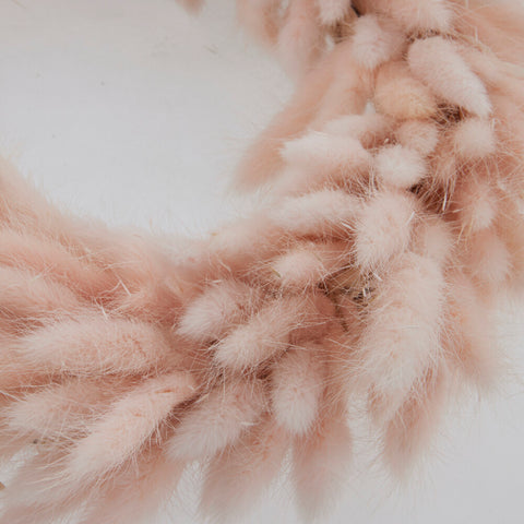 Cilla Bunny Tails wreath Ø40 cm. powder