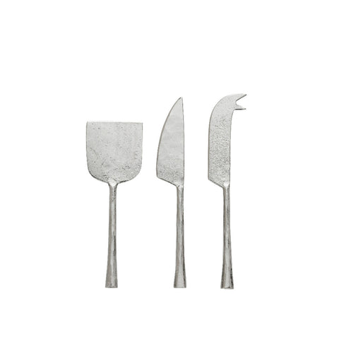 Demilla 3 pcs. cheese knife set  silver
