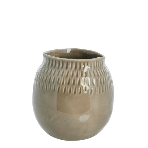 Talia vase linen D22 H23