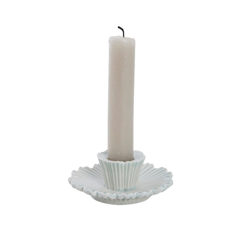 Dehmira candleholder ceramics  sage green