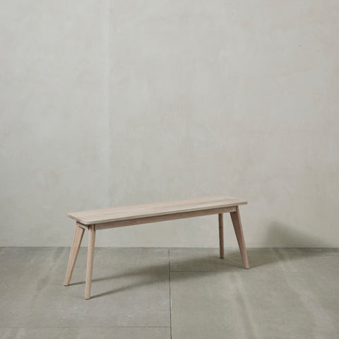 Ellie bench 45x30 cm. White wash