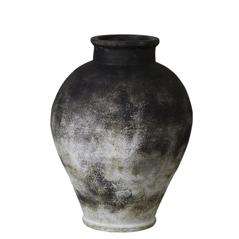 Anna vase H48 cm. antique black