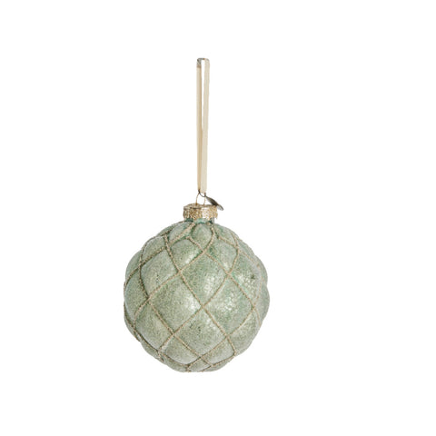 Norille bauble H11 cm. dusty green