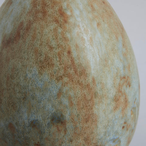 Dehaya decoration egg 15 cm sage green