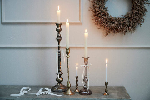 Ingrid  candlestick H8.5 cm. light gold