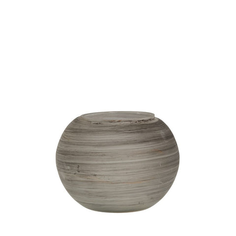 Disela vase H13 cm. dark grey