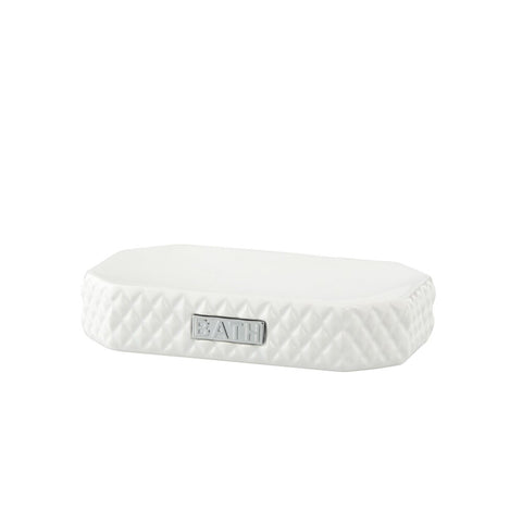 Marion soap dish H2.5 cm. white