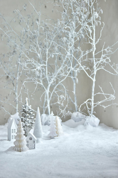 Stassia decoration tree H42 cm. white