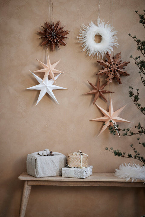 Pappia paper star H40 cm. white