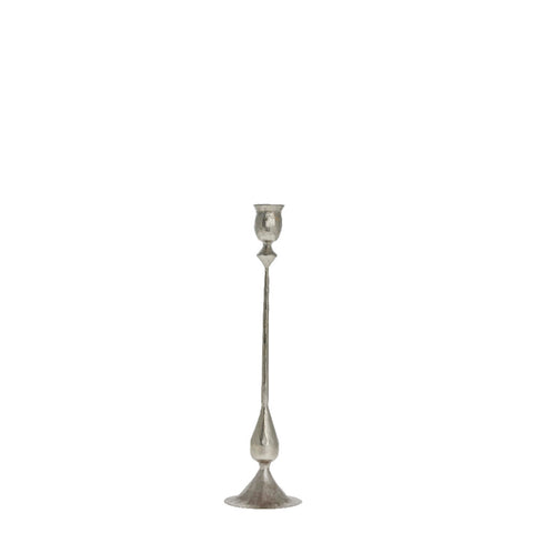 Ingrid  candlestick H33.5 cm. silver