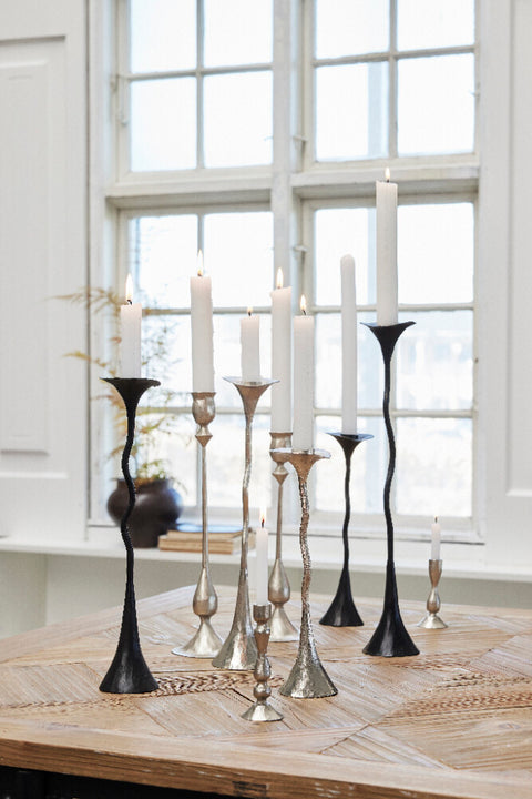 Cala  candlestick H42 cm. black