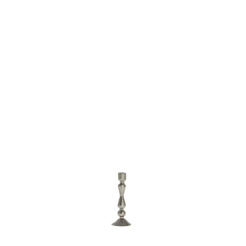 Ingrid  candlestick H12 cm. silver