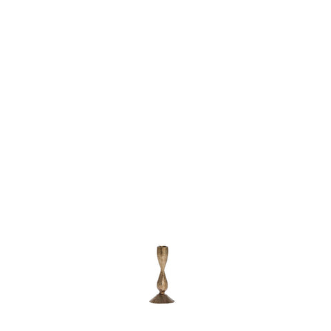 Ingrid  candlestick H8.5 cm. light gold