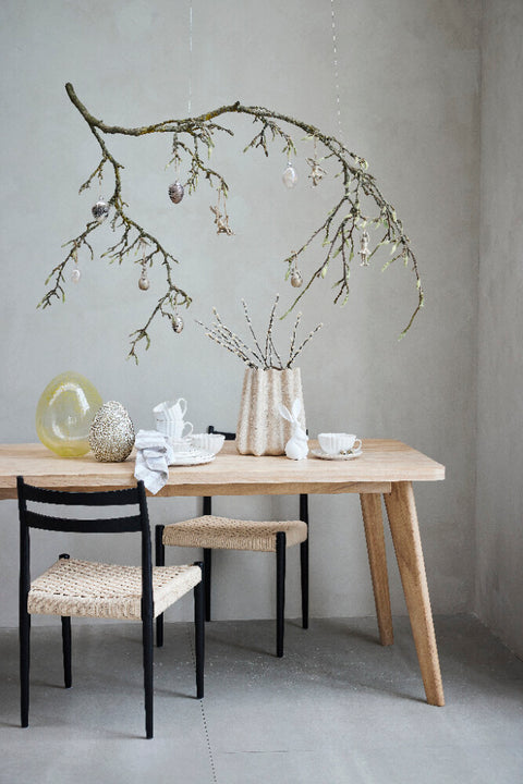 Ellie dining table 200x80x80 cm. White wash