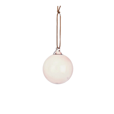 Clarie bauble H12 cm. barely pink