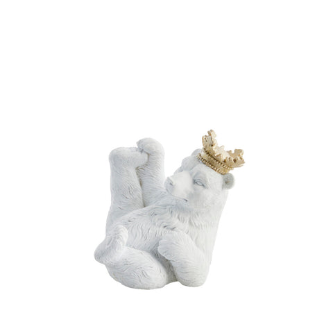 Sebina decoration  white/, Polyresin 10.7X9.5 H11