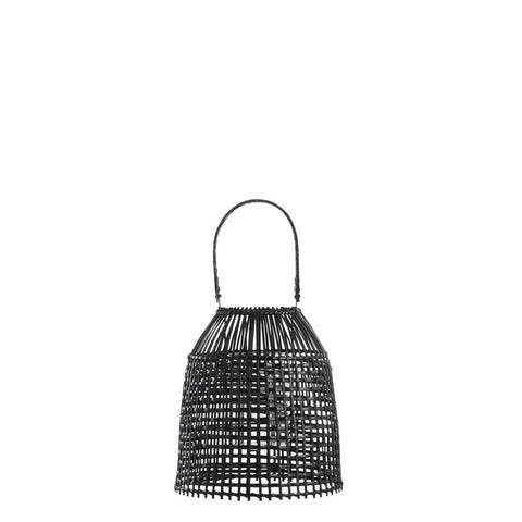 Hazel lantern H26 cm. black