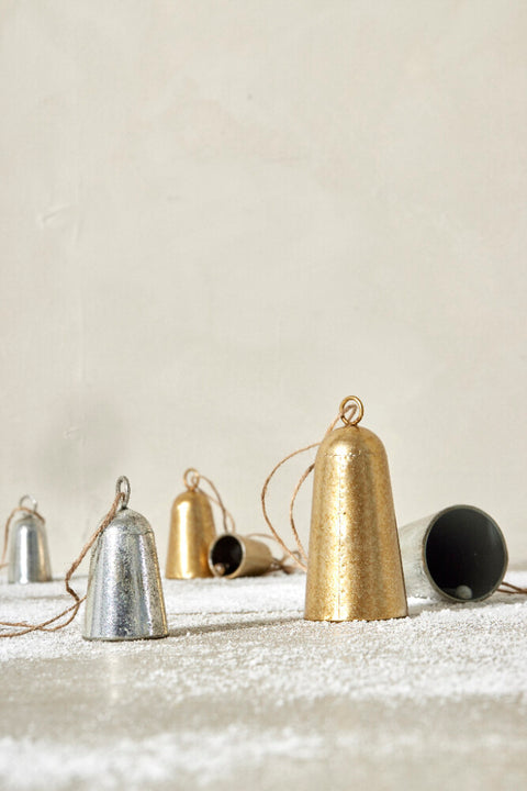 Missia decoration bell H10 cm. light gold