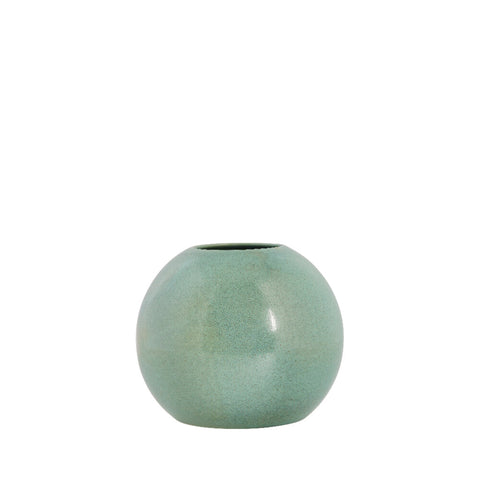 Eslia decoration vase H20 cm. dark mint